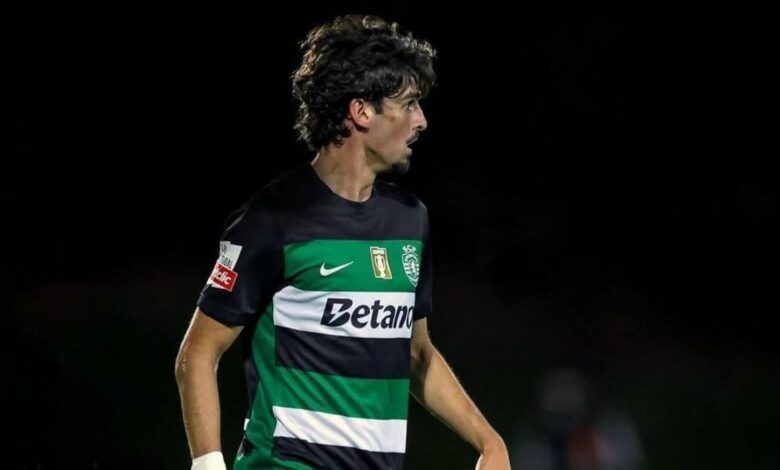 Trincao, durante un partido con el Sporting CP