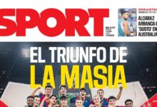 La portada SPORT de hoy, martes 14 de diciembre de 2025