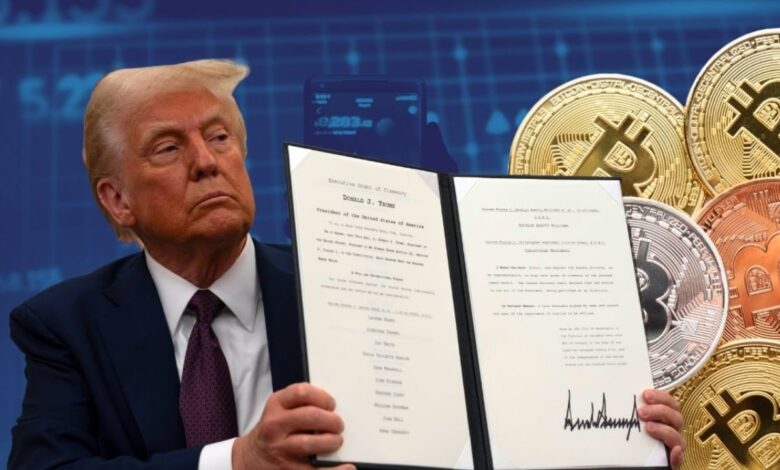 Orden ejecutiva de Donald Trump abre la puerta a regulación e inversión de reservas en criptomonedas