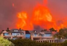 ¡Alerta en California! Incendio forestal deja imágenes impactantes y evacuaciones masivas