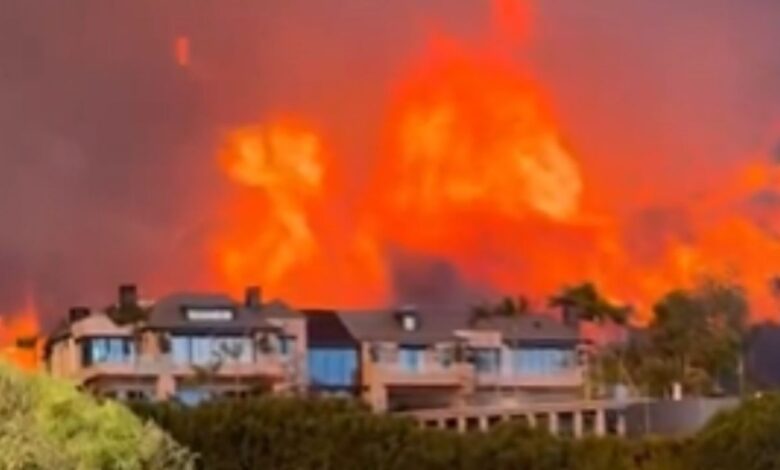 ¡Alerta en California! Incendio forestal deja imágenes impactantes y evacuaciones masivas