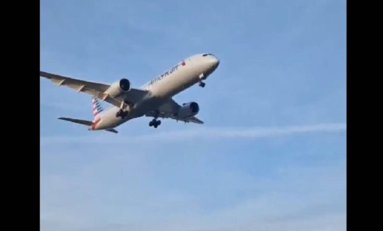 Avión de American Airlines aterriza en Roma por presunta amenaza de bomba; se dirigía a Nueva Delhi | VIDEO