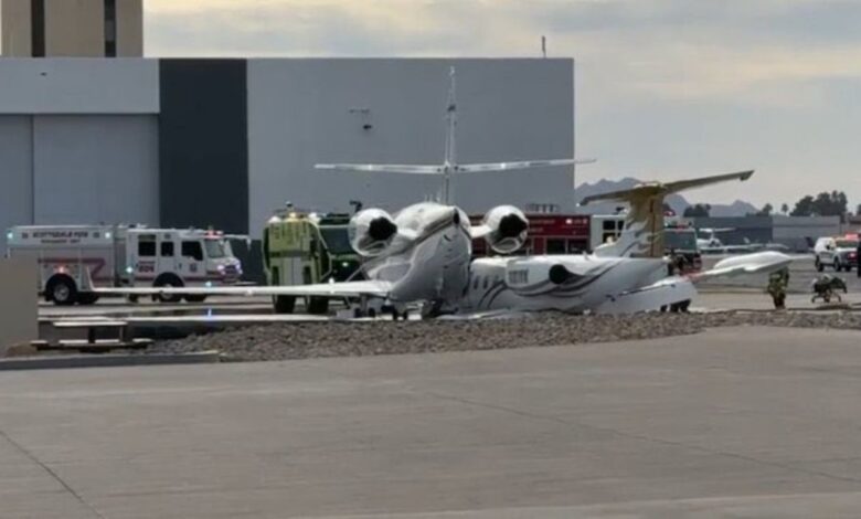 Chocan dos aeronaves en Arizona y captan momento exacto en VIDEO