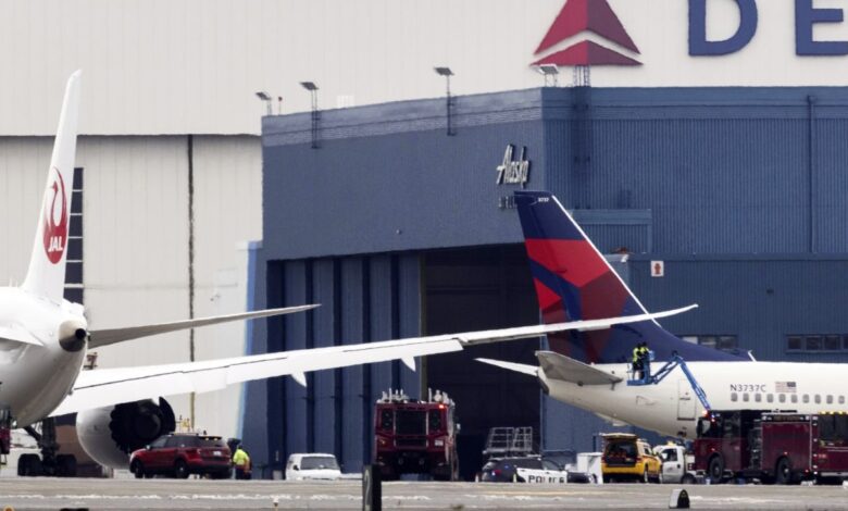 Dos aviones chocan en pista de aeropuerto de Seattle; es el tercer incidente aéreo en EU en una semana