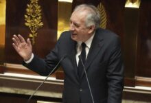 El primer ministro francés, François Bayrou, en la Asamblea Nacional.