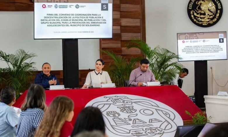 Estefanía Mercado y Cristina Torres impulsan políticas públicas poblacionales y de prevención de embarazos en adolescentes