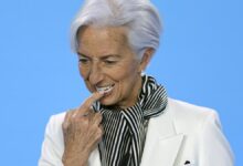 La presidenta del BCE, Christine Lagarde.