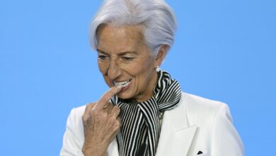 La presidenta del BCE, Christine Lagarde.