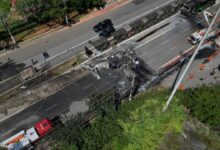 Un avión cae en plena avenida de Sao Paulo y deja dos muertos | VIDEOS