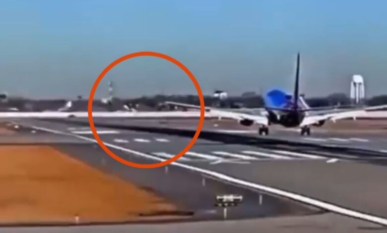 VIDEO: así fue el momento en que un avión casi se impacta contra un jet en Aeropuerto de Chicago