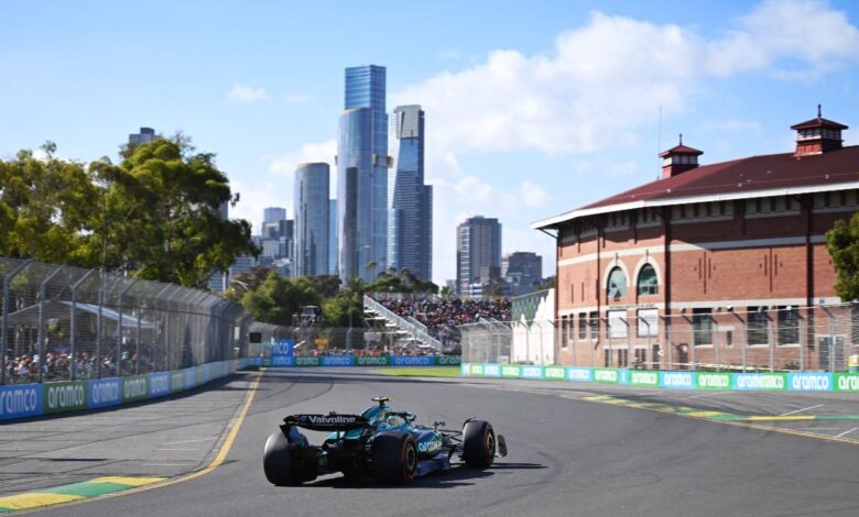 Fernando Alonso, al volante del Aston Martin el pasado año en Australia