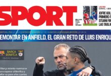 Esta es la portada de SPORT de hoy martes, 11 de marzo de 2025