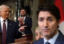 Llamada entre Donald Trump y Justin Trudeau sobre aranceles termina sin acuerdos